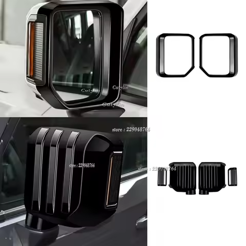 For Toyota Land Cruiser 250 Prado LC250 2024 2025 Car Exterior Rear View Mirror Visor Cover Rain Sha