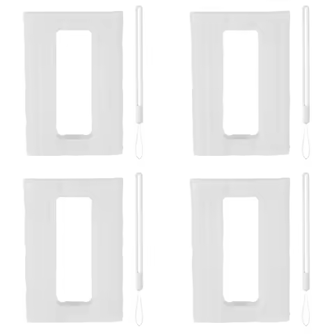 Silicone Protective Case Anti-fall for Samsung T7 Shield Portable SSD (White)