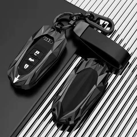 Zinc Alloy Premium Car Key Protector Case for Audi A3/A4/A4L/A6/A6L/A7L/Q2L/Q3/Q5/Q6/Q7/Q8
