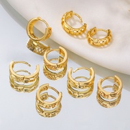 Fashion Earrings for Woman Gold Plated Hook Earring Gift Jewelry