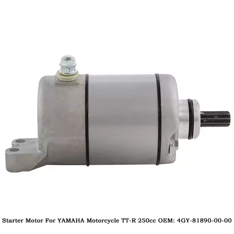 Motorcycle Electrical Starter Motor For YAMAHA TT-R 250 TTR250 YBR250 1993-2009 OEM: 4GY-81800-02-00