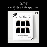Kado Ulang Tahun/Wisuda/anniversary/Pernikahan Bingkai Foto Ukuran 10R