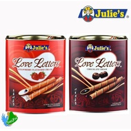 Julie’s Love Letters Chocolate & Strawberry Cream Biscuit | Biskut Love Letters