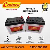 [ Installation Provided ] NS70 | NS70L | D26R | D26L ] Century Hybrid WET | Car Battery Bateri Keret