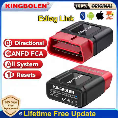 KINGBOLEN Ediag Link All System diagnostic Tool ALL Car Software Bi Directional Lifetime Free Update