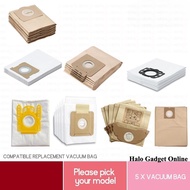 Karcher compatible Vacuum Bag Dust Bag WD1, WD 1 Classic, WD 1s Classic, WD 2, WD 2 Plus, WD 3, WD 3