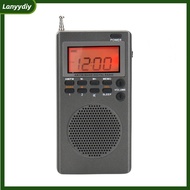 NEW AM FM Radio Battery Operated Portable Radio Best Reception Radio With Telescopic Antenna LCD For Senior Home