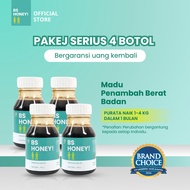 BUY 4 BOTTLES MORE ECONOMICAL HONEY BS HONEY TO INCREASE APPETITE BPOM HALAL - 350 GR DISCOUNT