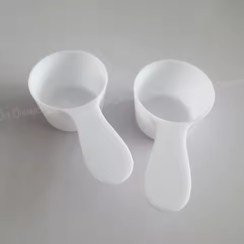 40ML 20g Plastic Measuring Spoon 20 Gram White PP Scoop Kitchen Tools For Liquid Powder - 200pcs/Lot