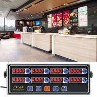 AC220V  8 Channel Digital timer CAL-8B Burger basket shaking timing Kitchen Timers