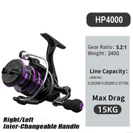 Reel Pancing HP500-7000/Reel Pancing Full Besi/Ril Pancing Murah Kuat Besi/ Reel Pancing Laut Tarika