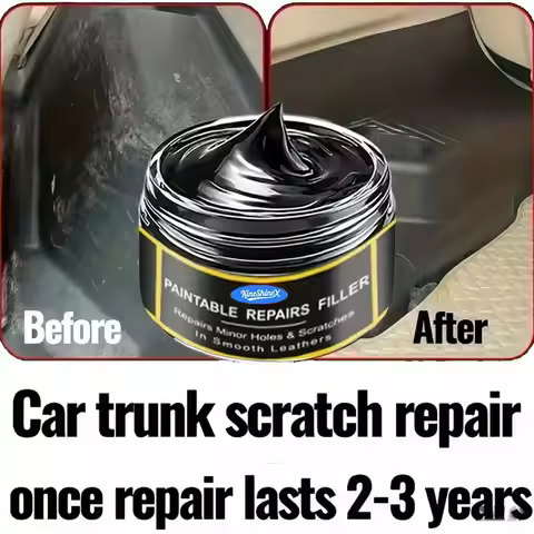 Magic Car Plastic Restorer & Leather Repair Cream Remove Scratches Restore Shine for Dashboard Inter