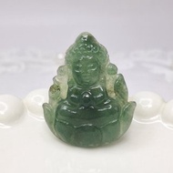 冰種油清寶寶佛吊墜 | 天然緬甸玉A貨翡翠