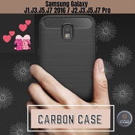 Samsung Galaxy J1/J3/J5/J7 2016 / J2/J3/J5/J7 Pro Elegance Rugged Carbon Fiber Phone Case