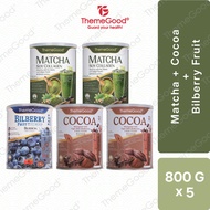 Matcha Soy Collagen 800g x 2 + Bilberry 800g x1 + Cocoa 800gx2