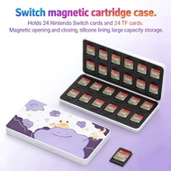 Nintendo Switch 2 Pokemon Ditto Game Card Case for Switch & OLED & Lite,Portable Black Memory Storag