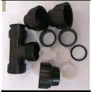 ▥ ❂ ♂ pvc black PE pipe fittings heavy duty patente size 1/2