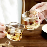 Heat-Resistant Glass Mini Glass Cup 6-Piece Teacup Set Teacup 6-Piece Set