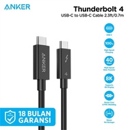 Anker C to C Thunderbolt 4.0 100W Cable 8K Display /40bps 2.3ft A8859/Original Anker