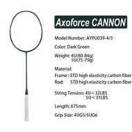 Li Ning Axforce Cannon (100%Original)badminton racket Immortal Fruit Green novice training offensive