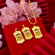 916 gold Abacus Pendant /Abacus Pendant/emas 916 for women man