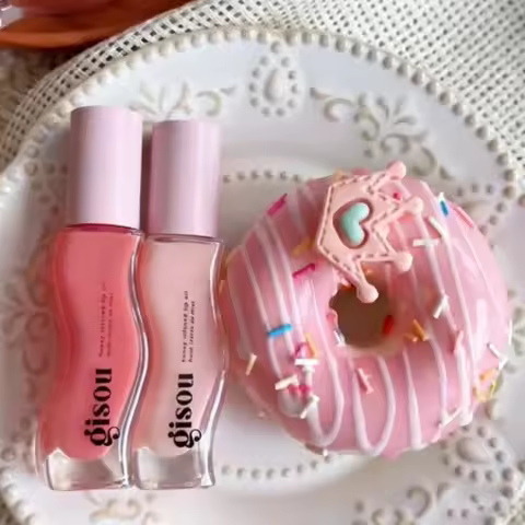 Original Gisou Moisturizing Sticky Toffee Honey Gold Watermelon Lip Balm Care of The Lips Benetitnt 