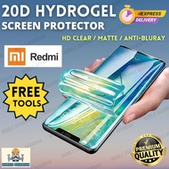 Hydrogel Screen Protector Redmi Note 11 11Pro 11S 11T 11E 10 10Pro 10S Mobile Guardian