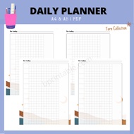 [PDF] Printable Daily Planner Today Planner Template A4 A5
