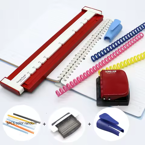 A4(30 holes) B5(26 holes) A5(20 holes)DIY Hole Puncher Loose Leaf Hole Punch Handmade Loose-leaf Pap