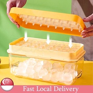 【SG】Silicone Ice Maker / Ice Cube Mold / Ice Mold Box / Ice Storage Box with Lid / FREE Ice Shovel