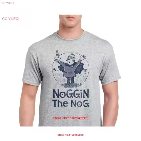 Noggin The Nog T Shirt Birthday vintage Washed Versatile Slightly Top For Everyday Wear designer clo