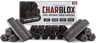 CHARBLOX Ultra Premium Grilling Charcoal Logs - 100% Natural, Lasts 5 Hours, Sustainable, for Grilli