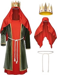 Adult 3 Wise Men Costume Biblical Nativity Costume Three Kings Costume For Men Accessories Set