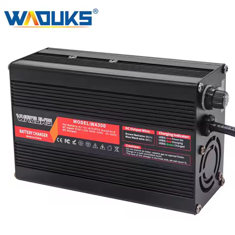 87.6V 3.5A LiFepo4 Battery Smart Charger Usd For 24S 72V LiFepo4 Battery Fast Charger