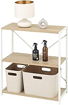 Do SS65-3NA Clean Storage Free Rack, Natural, 3 Tiers, Wood Grain x Steel, Width 25.0 x Depth 11.8 x