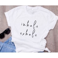 WHITE YOGA T-SHIRT BLACK YOGA T-SHIRT WHITE YOGA CLOTHES BLACK YOGA CLOTHES WHITE YOGA TSHIRT BLACK 