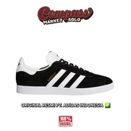 [ORIGINAL] ADIDAS GAZELLE CORE BLACK WHITE ADIBB5476 | MEN'S CASUAL SNEAKERS
