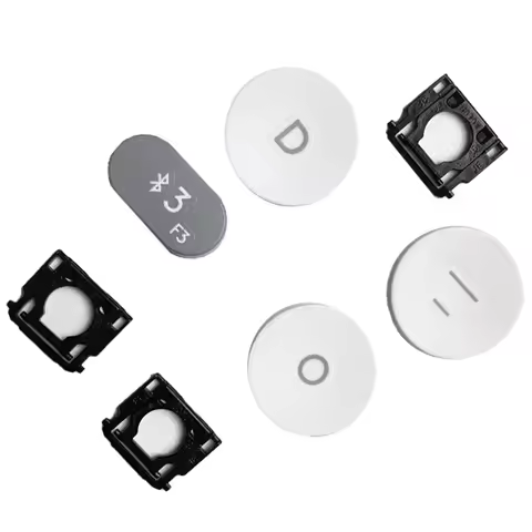 Replacement Brand New Keycap Key Cap Scissor Clip Hinge Rubber Pad Button For Logitech K380 White