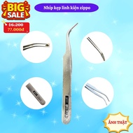 Curved tweezers for clamping zippo accessories, zippo accessories, cheap price