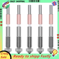 5PCS Bimetal Nozzle for QIDI Q2/Q2C,Quick-Swap Integrated Ceramic Throat Tube Hardened Steel Nozzle 