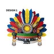 BUWAN NG WIKA HEAD DRESS |LINGGO NG WIKA |FESTIVE DESIGN