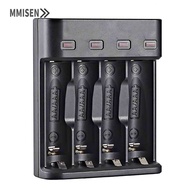 4 Slots Fast Charging Intelligent AA/AAA Rechargeable USB Battery Charger