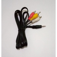 3.5mm Jack audio RCA Cable 3 to 1 RCA Jack/ 1.5m long/