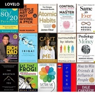 [SG SELLER] Personal Growth Self Help Books Business Investment Atomic Habits Entrepreneur Book