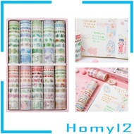 [Homyl2] 100 Rolls Washi Tape Sticker Paper Masking Decorative Tape