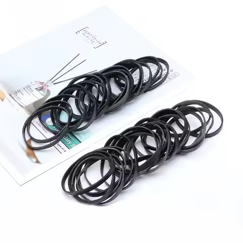 Black Rubber Band High-elasticity Rubber Band Durable Rubber Ring Tension-resistant Rubber Band Non-