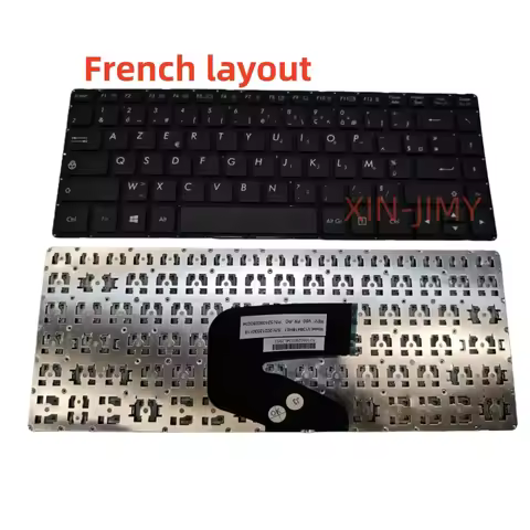 French layout Laptop Keyboard For GETAC S410 S410 G1 S410G1 English No Frame No Backlit Notebook AZE