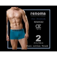 RENOMA Pro-Stretch Two Euro Cotton Spandex Trunks (REX4582)