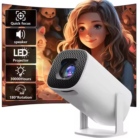 P30PRO Portable Projector, Movie Projector, Mini Projector, Video Projector, Office Projector, Fast 