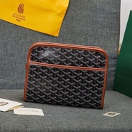 Goyard กระเป๋าคลัตช์ Goya อารมณ์ฟันสุนัขกระเป๋าเข้าห้องน้ำมูลค่าสูง Tas Kosmetik กระเป๋าเก็บของการเดินทางสไตล์เดียวกันสำหรับผู้ชายและผู้หญิง